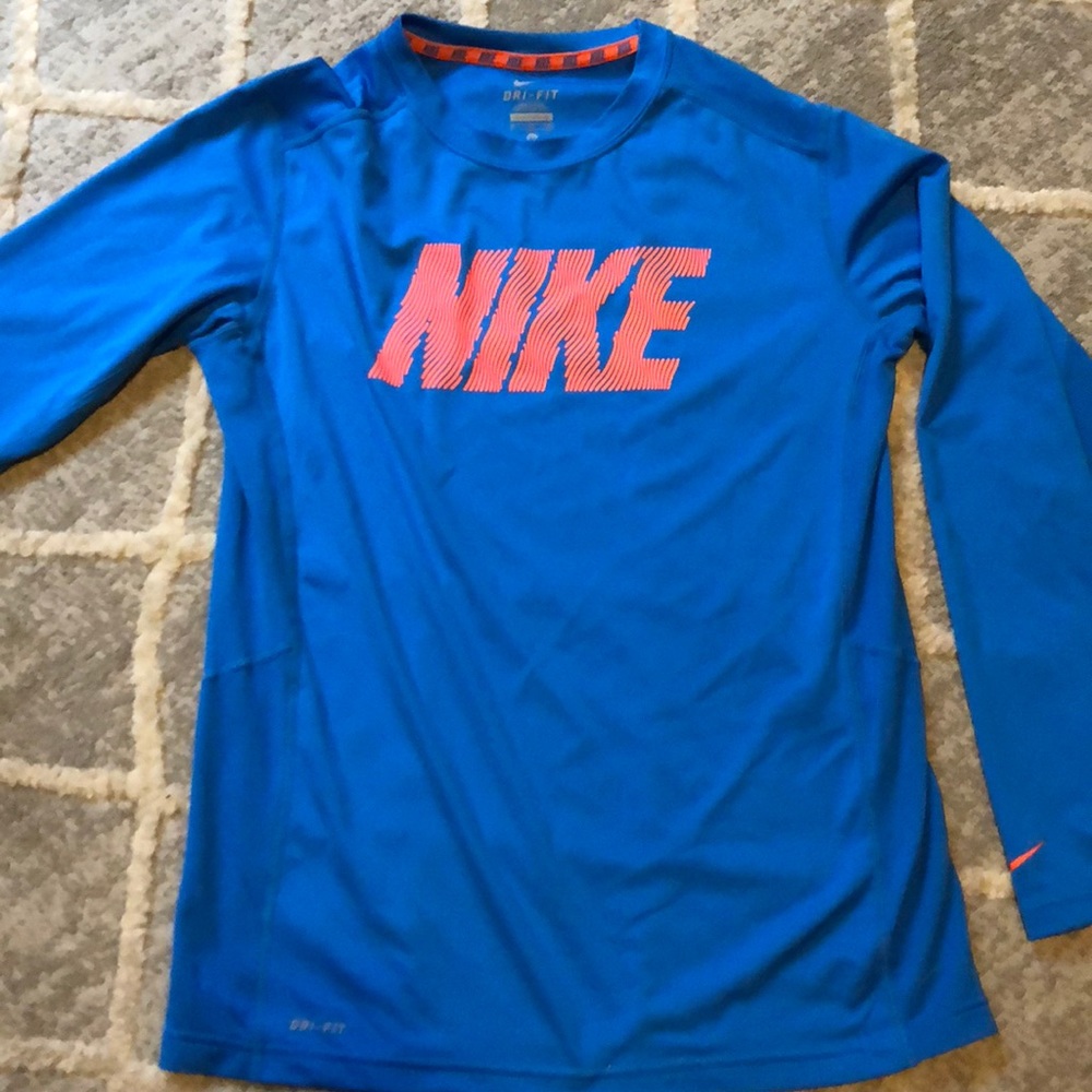 Boys Nike Dri-Fit Long Sleeve Shirt